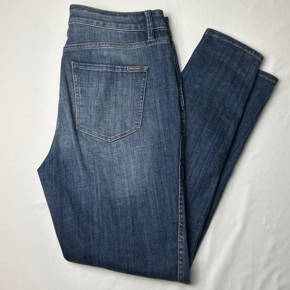 White House Black Market Blue Skinny Jeans